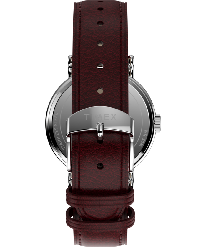 TW2Y76200 Harry Potter x Timex Weekender Platform 9 3/4 37mm Leather Strap Watch Strap Image