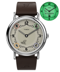 TW2Y76400 Harry Potter x Timex Weekender Slytherin House 38mm Leather Strap Watch Primary Image
