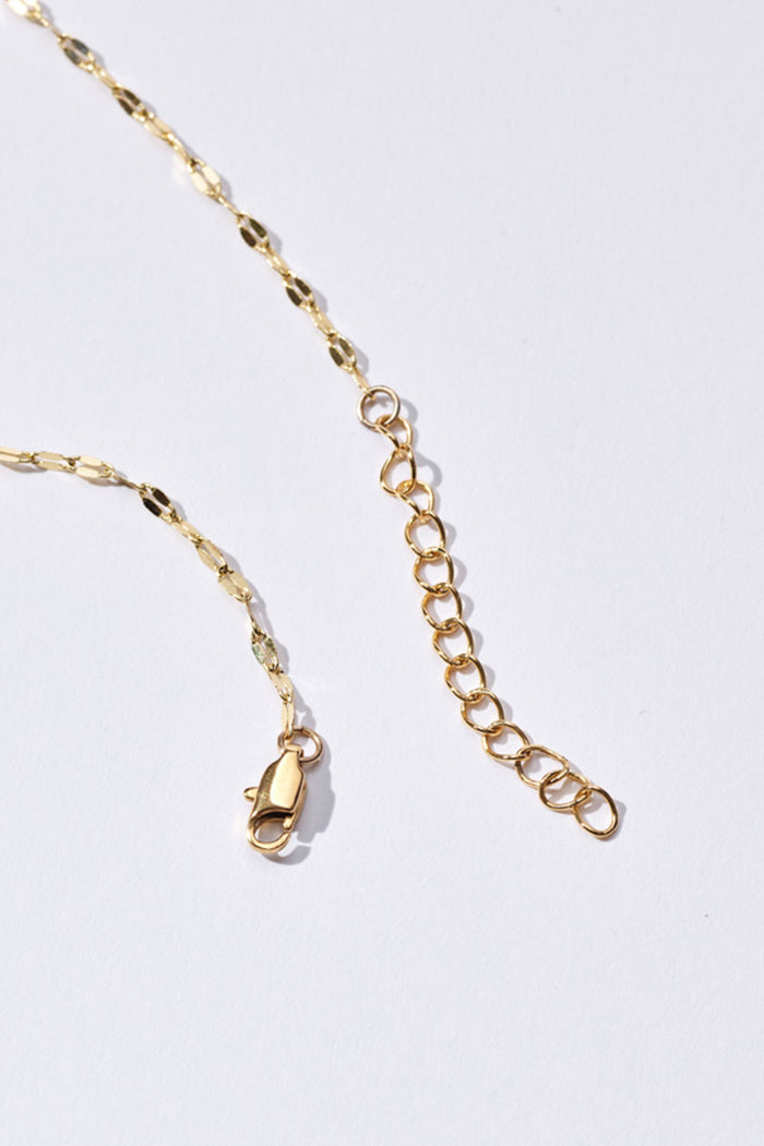 Hibiscus Chain Anklet Gold