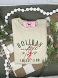 HOLIDAY COCKTAIL SOCIAL CLUB Embroidered T-shirt or Sweatshirt