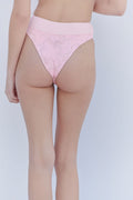 Honey Ribbed High Waist Bikini Bottom Aurora