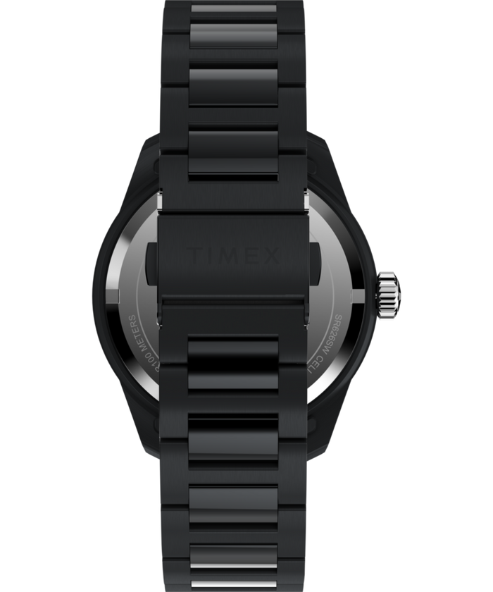 TW2Y53200 Huckberry x Timex 1979 Black Max 41mm Stainless Steel Bracelet Watch Strap Image