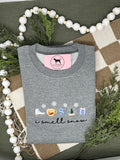 I SMELL SNOW ICONS Embroidered T-shirt or Sweatshirt