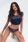 Imogene Ribbed Bandana Bikini Top Dixie