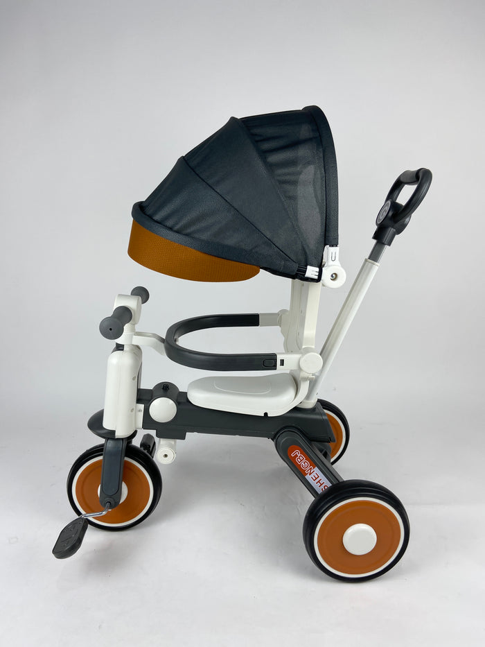 Imported 3-in1 Tricycle with Parent Handle & Canopy - 610D