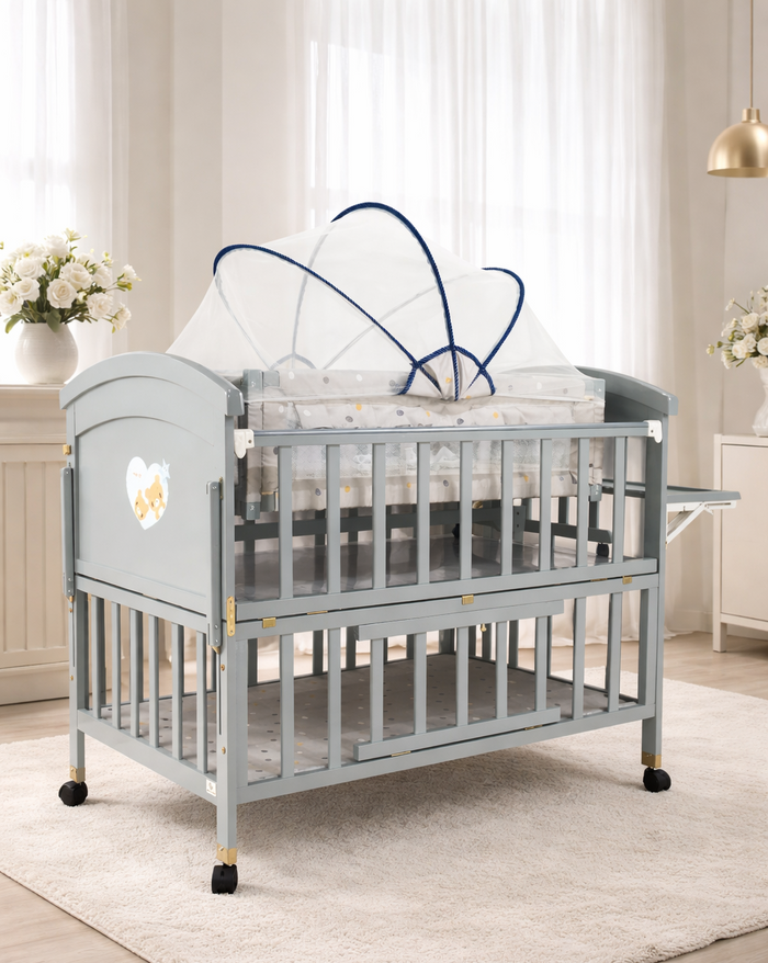 Imported baby Wooden Cot - 612
