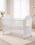 Imported Baby wooden cot with lights - Y05
