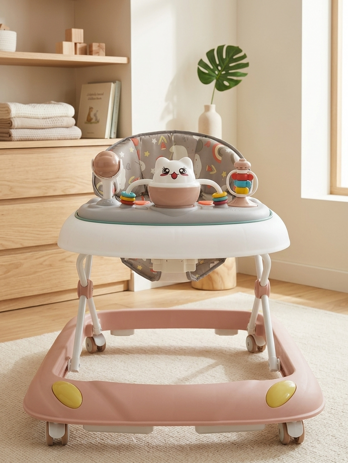 Imported Panda face baby walker - W902