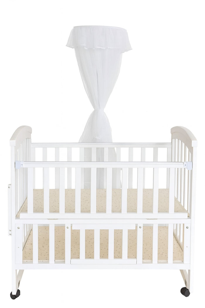 Imported Premium Multifunctional Baby Wooden Cot - 883