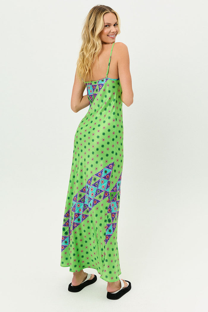 Isabelle Versailles Satin Maxi Dress