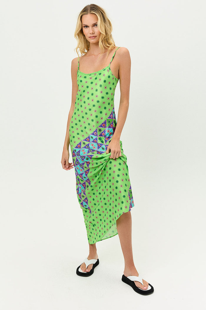 Isabelle Versailles Satin Maxi Dress