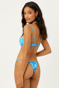 Ivy Iris Floral String Bikini Bottom