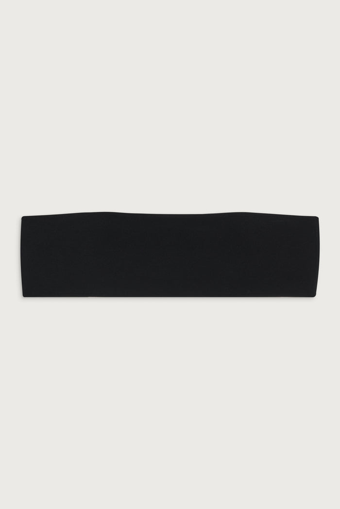Jada Terry Bandeau Bikini Top - Black