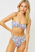 Jeanette Flower Farm Strapless Bandeau Top