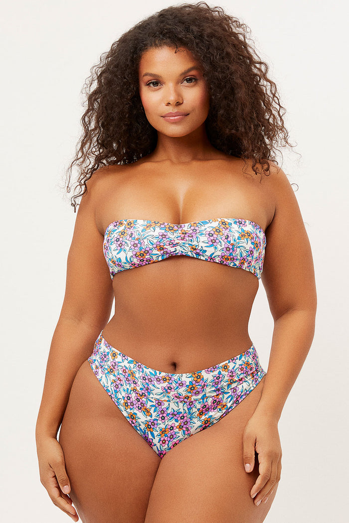 Jeanette Flower Farm Strapless Bandeau Top