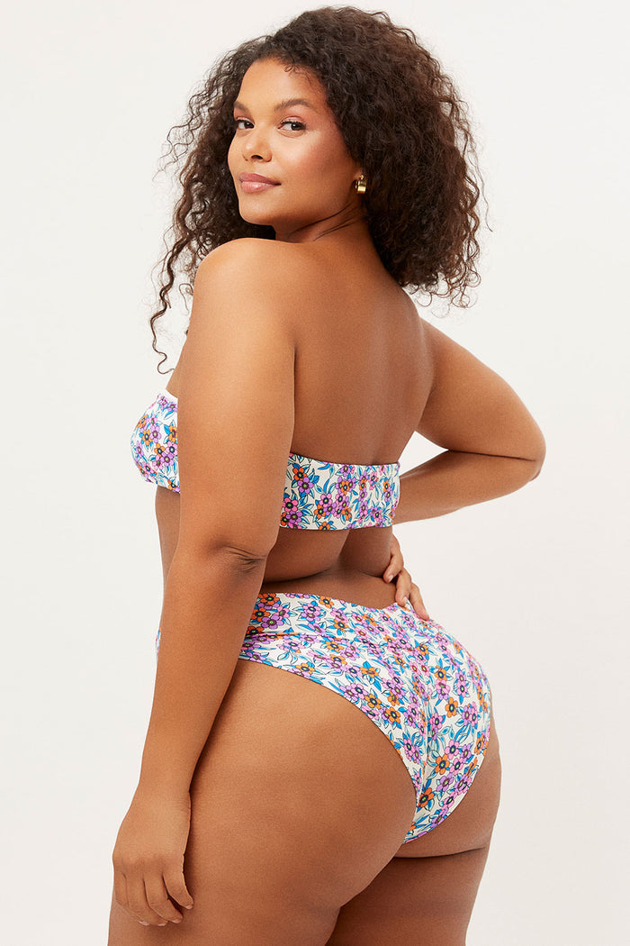 Jeanette Flower Farm Strapless Bandeau Top
