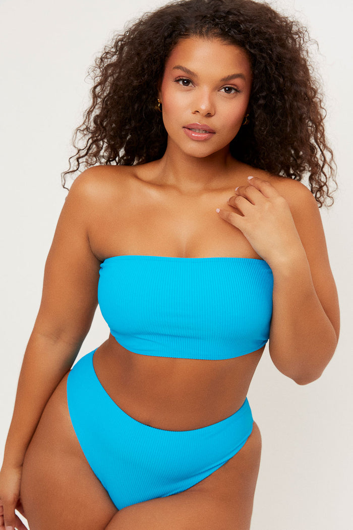 Jenna Ocean Ribbed High Waist Booty Bottom