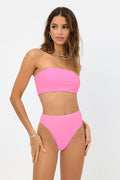 Jenna Bandeau Ribbed Cherub Top
