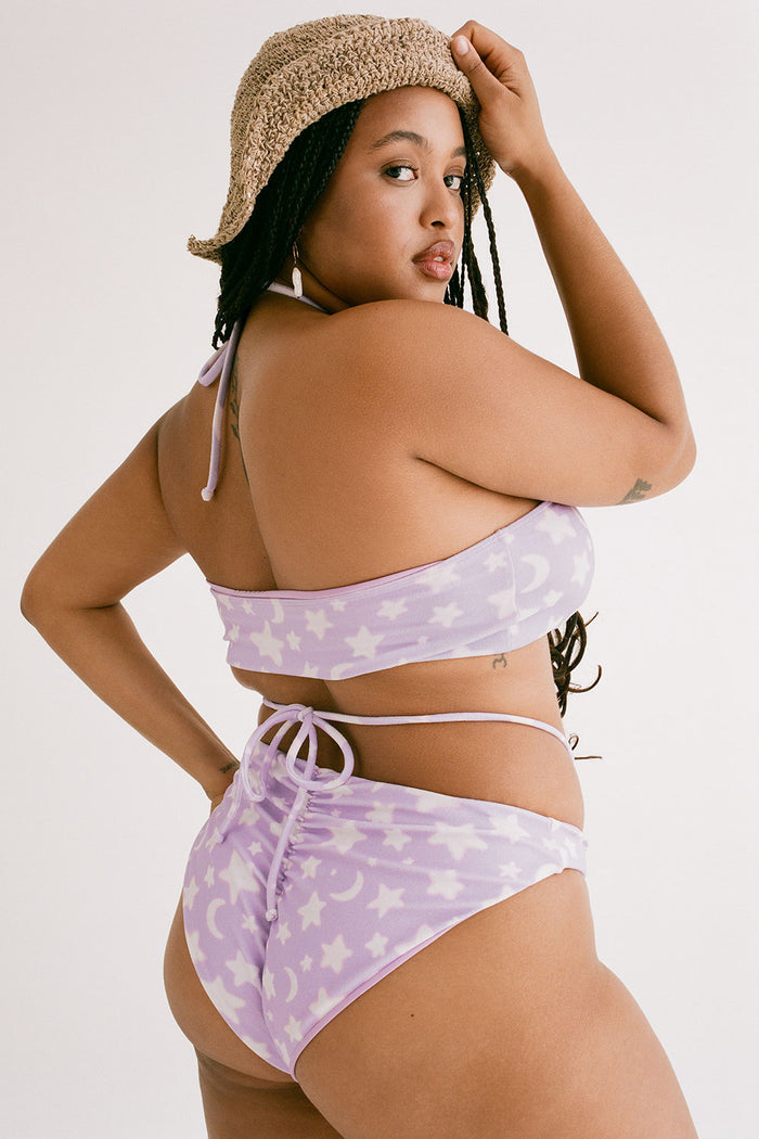 Jupiter Terry Bandeau Bikini Top Luna