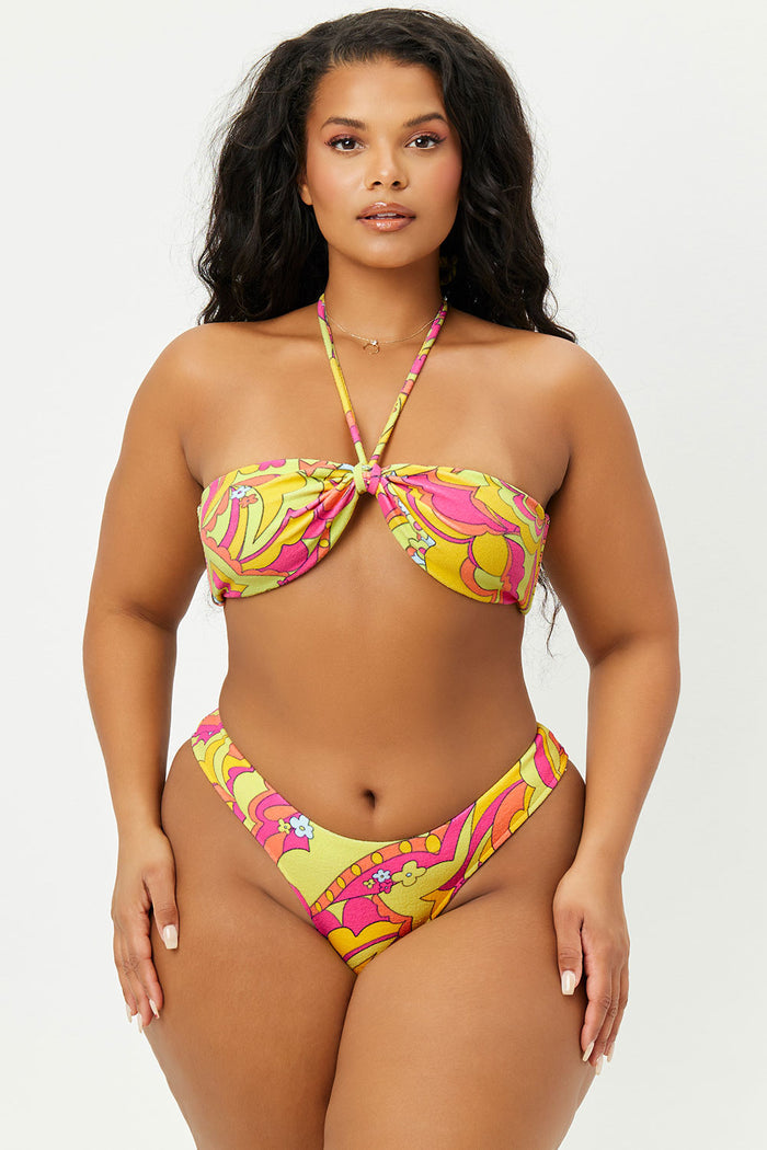 Katarina Peace Terry Halter Top Extended
