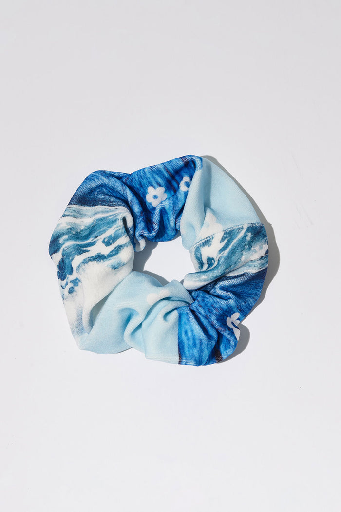Katy Terry Scrunchie Blue Tides