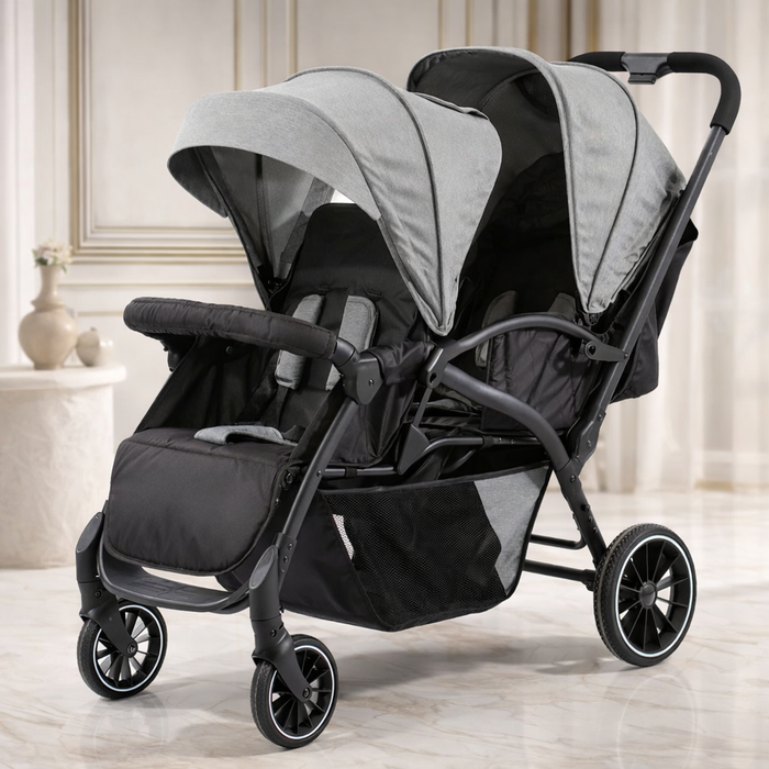 Kidilo Twin Baby Stroller - LB200