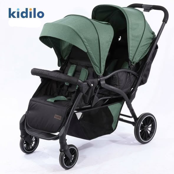 Kidilo Twin Baby Stroller - LB200