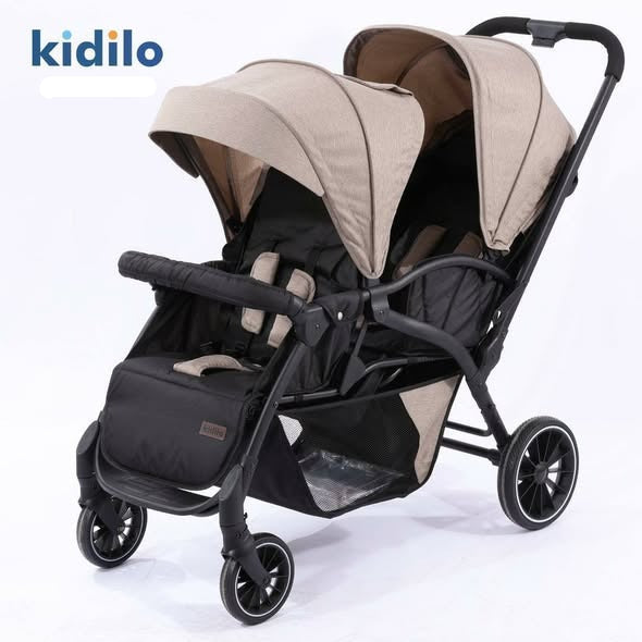 Kidilo Twin Baby Stroller - LB200