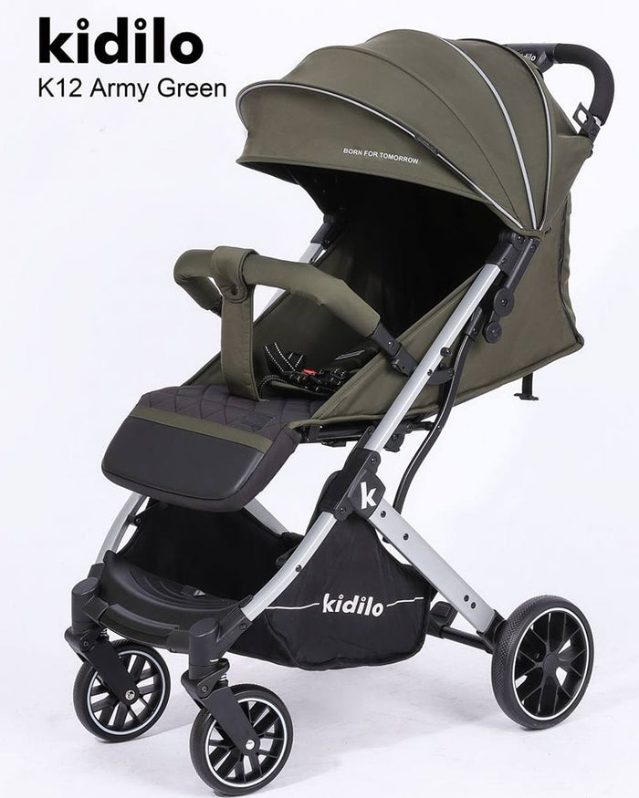 KIDILO Ultra Premium Slim Folding Stroller - K12