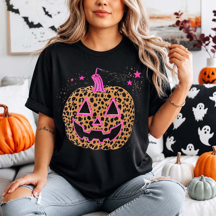 LEOPARD JACK O LANTERN Graphic T-shirt or Sweatshirt