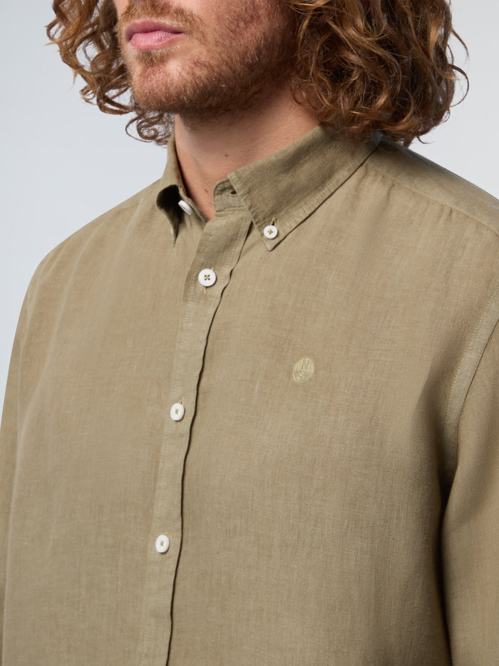 6 | Deep green | shirt-long-sleeve-b-d-regular-664386