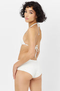 Lisa Full Coverage Bikini Bottom White