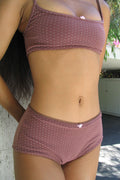 Lisa Terry Full Coverage Bikini Bottom Chocolate
