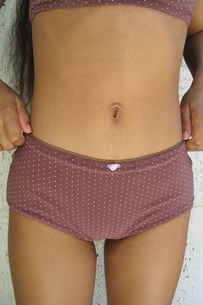 Lisa Terry Full Coverage Bikini Bottom Chocolate
