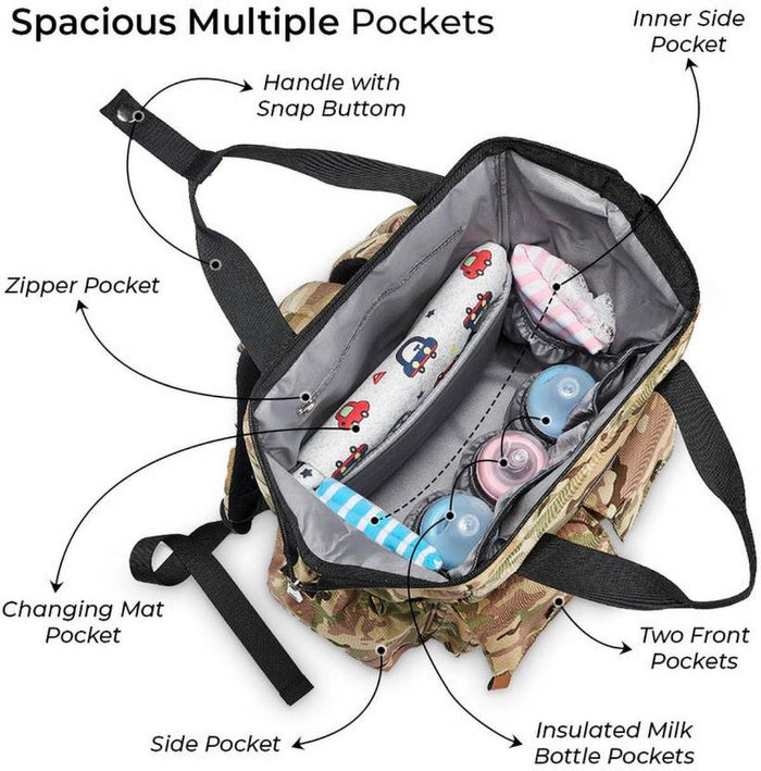 Little & Luke Bag w/ Hooks-Camouflage