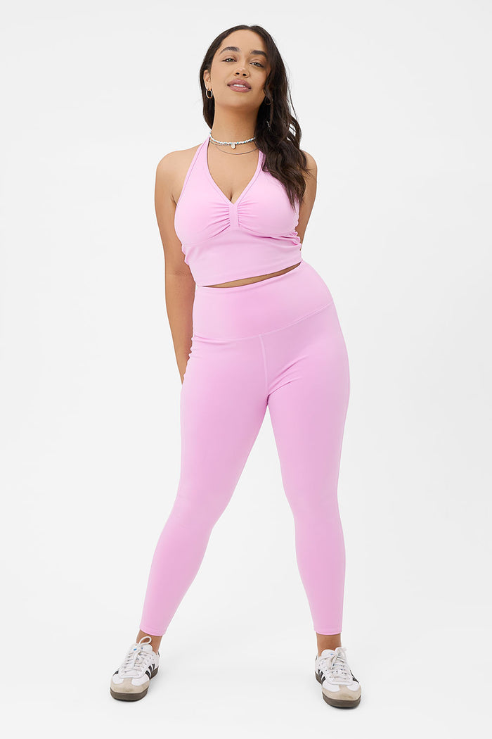 Lively Halter Sports Bra Baby Pink