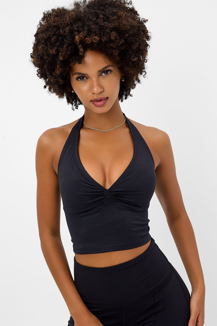 Lively Black Halter Sports Bra