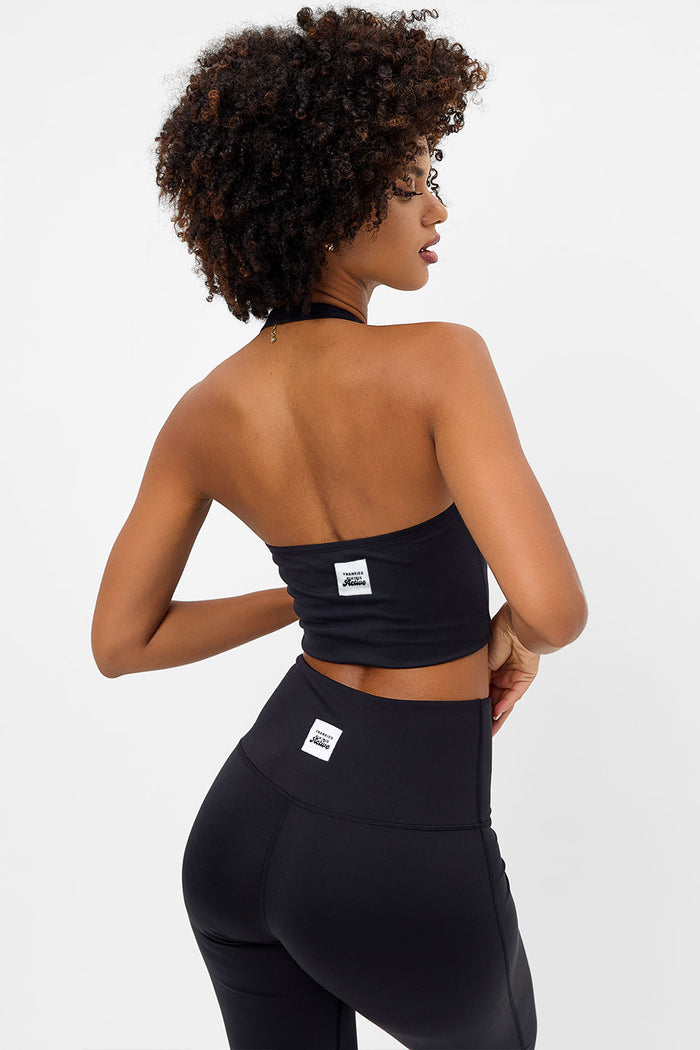 Lively Black Halter Sports Bra