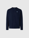 hover | Navy blue | basic-bollo-t-shirt-long-sleeve-692989