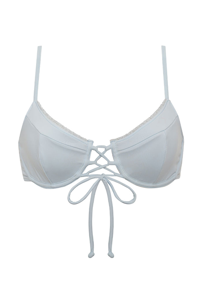Lucia Ruffle Underwire Bikini Top New Moon