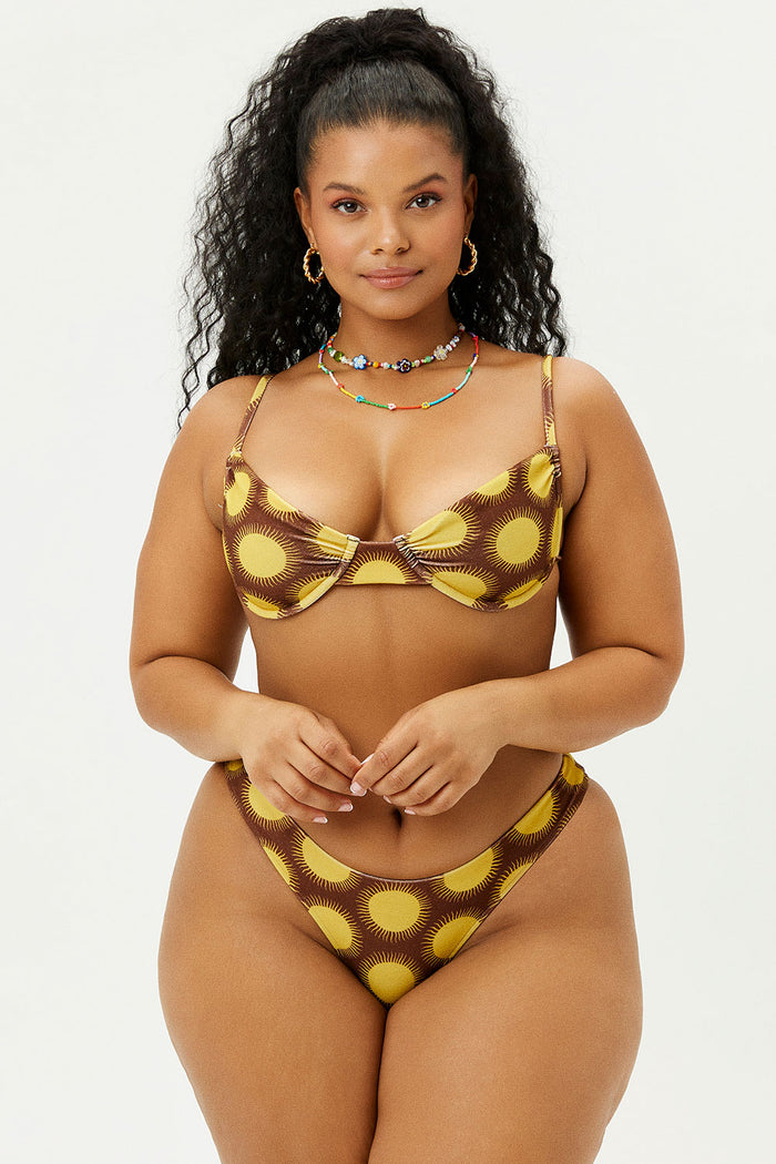 Maggie Golden Terry Underwire Bikini Top Extended