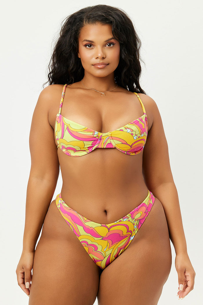 Maggie Peace Terry Underwire Bikini Top Extended