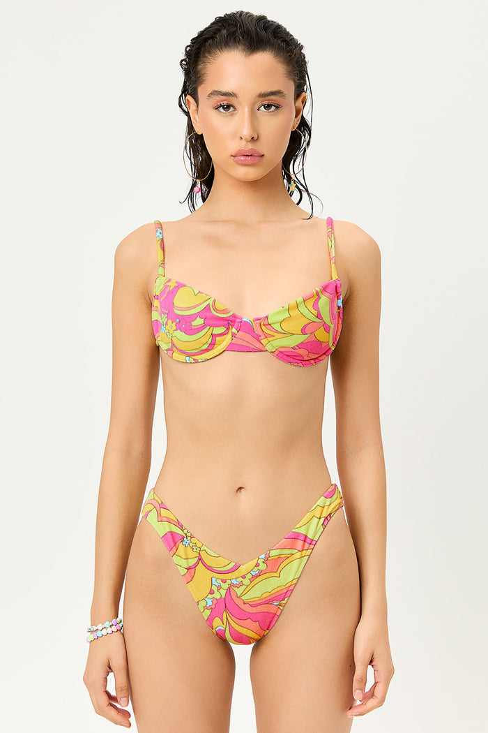 Maggie Peace Terry Underwire Bikini Top