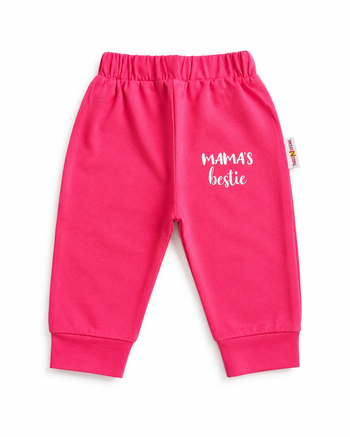 Mama's Bestie Baby Girl Hooded Tracksuit Set (6-36M)
