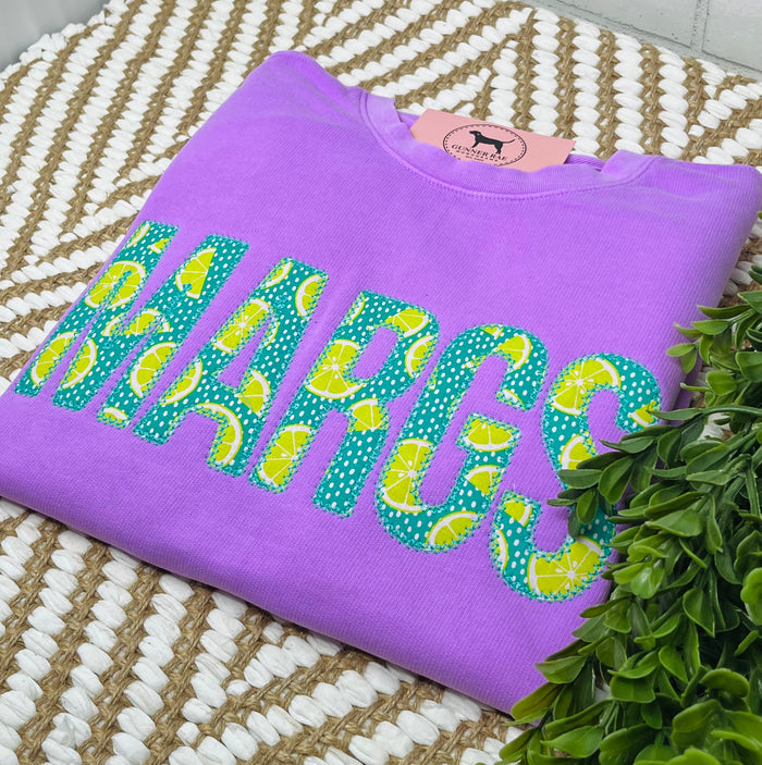 MARGS APPLIQUE Embroidered T-shirt or Sweatshirt