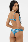 Marina Shine Cheeky Bikini Bottom Alana Blue