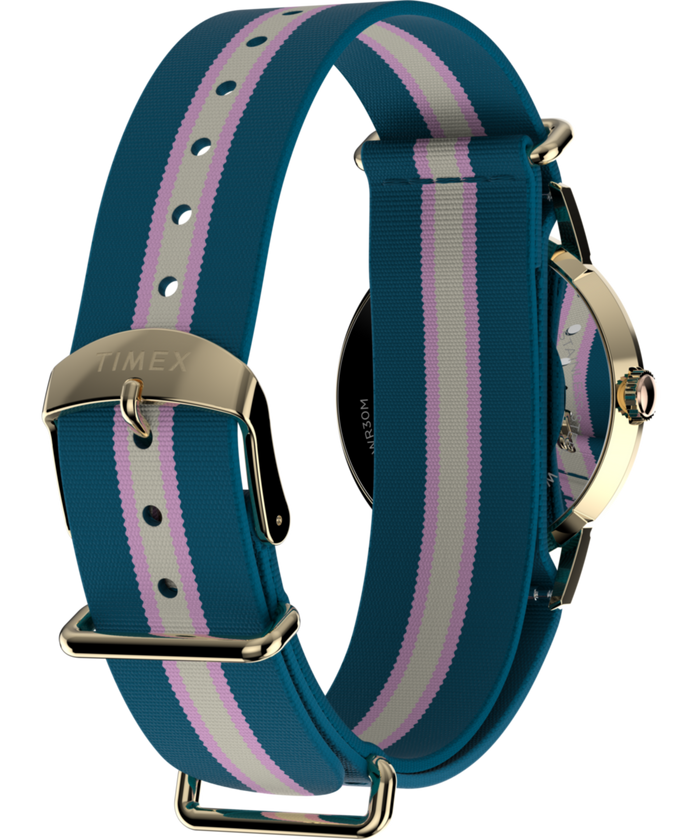 TW2Y49900 Marlin® 34mm Fabric Strap Watch Caseback with Attachment Image