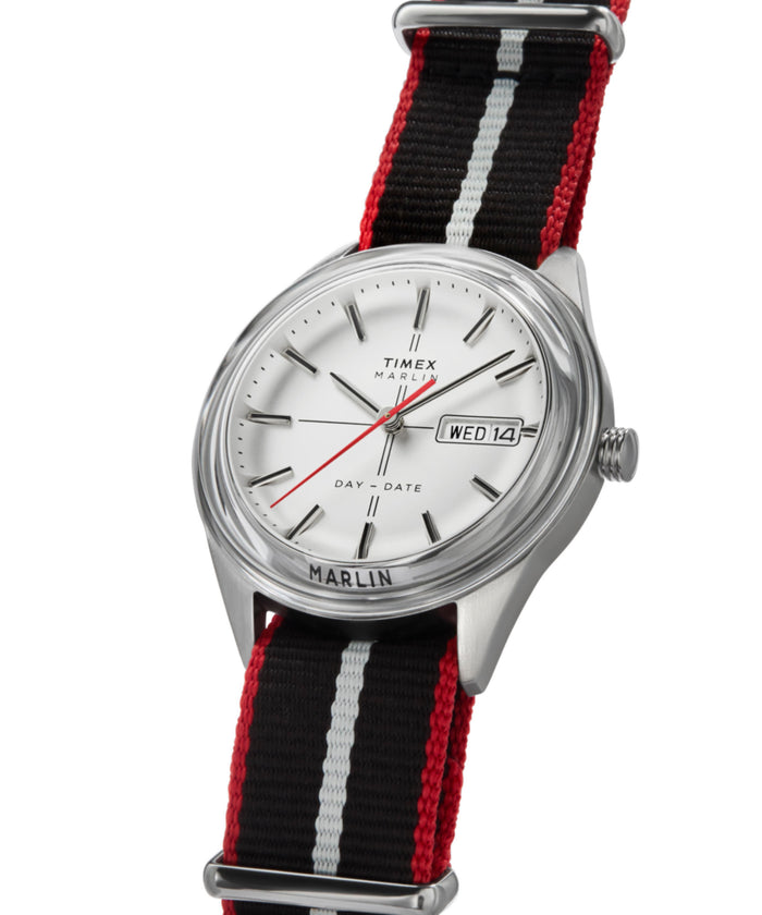 TW2Y37300 Marlin® Jet Quartz 38mm Fabric Strap Watch Campaign Key Silhouettes (Beauty shots) Image