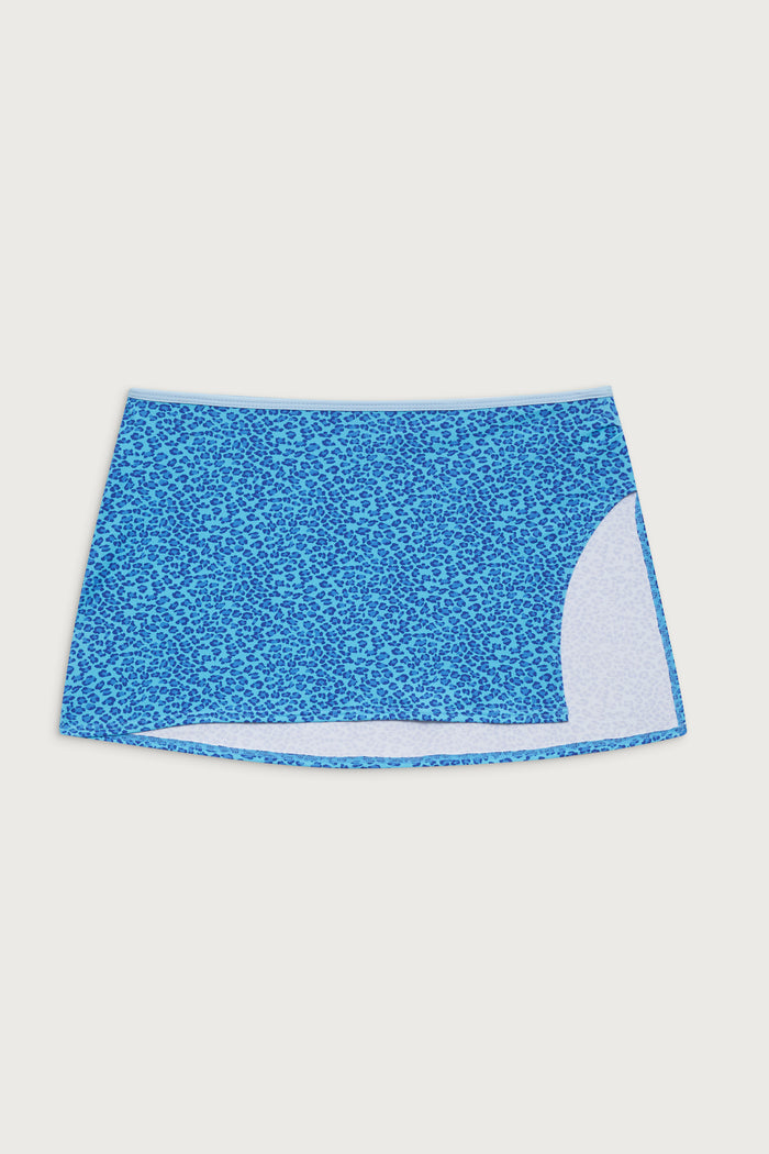 Marly Mini Skirt Cobalt Cheetah