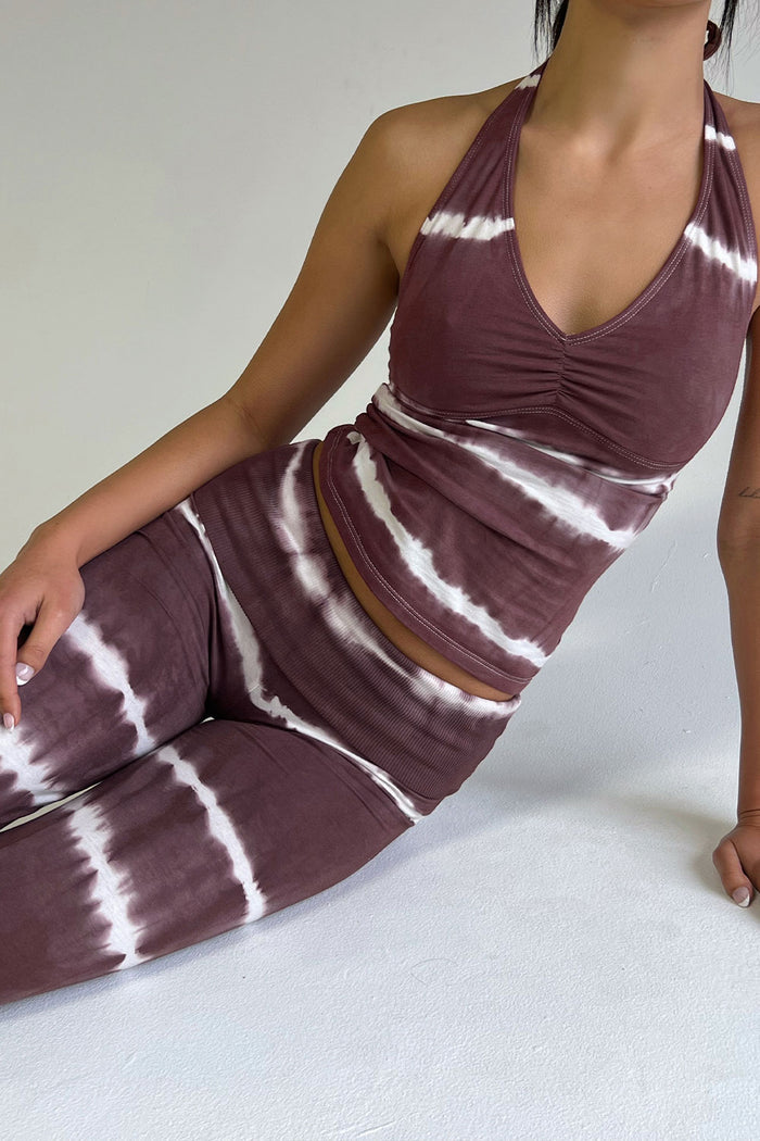 Matilde Halter Tie Dye Top Taro Tie Dye